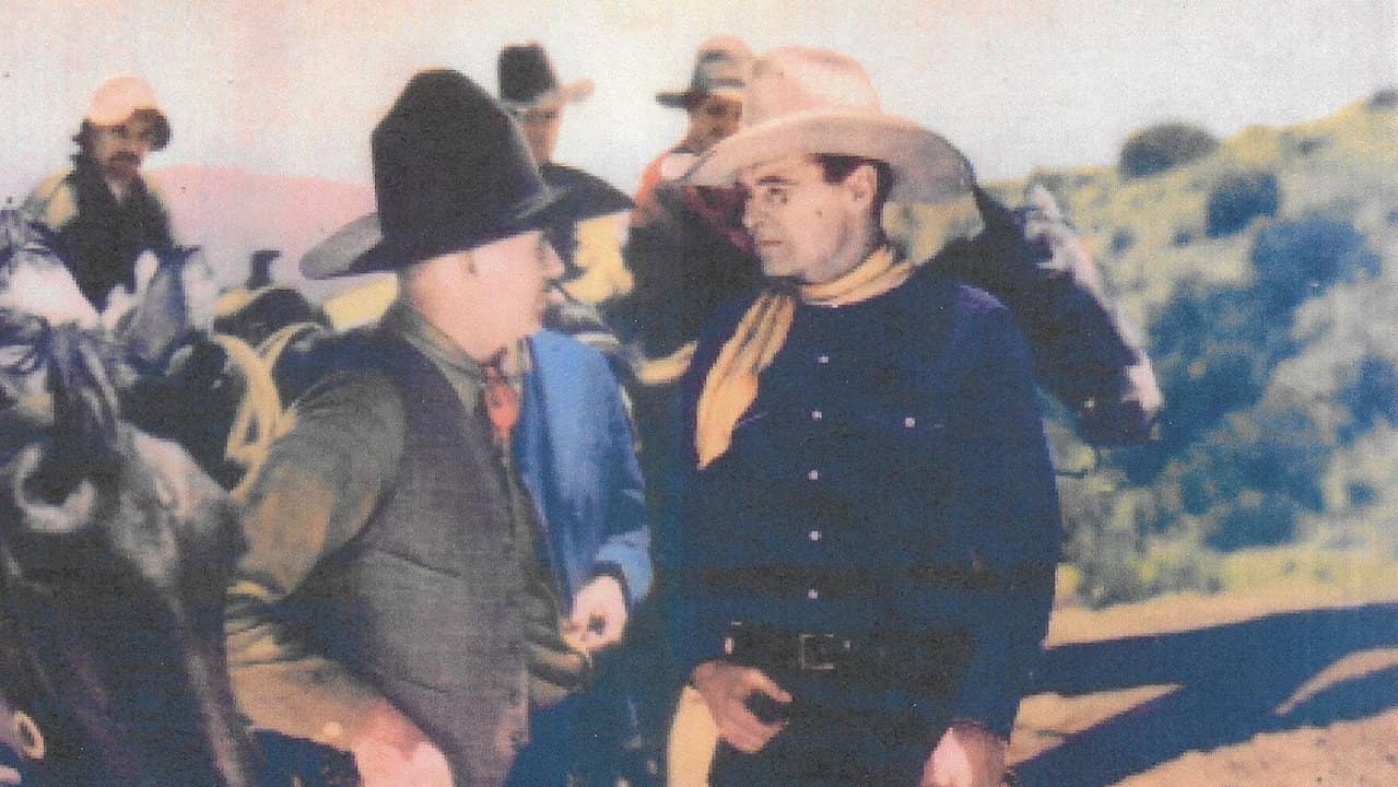 The Fighting Cowboy backdrop
