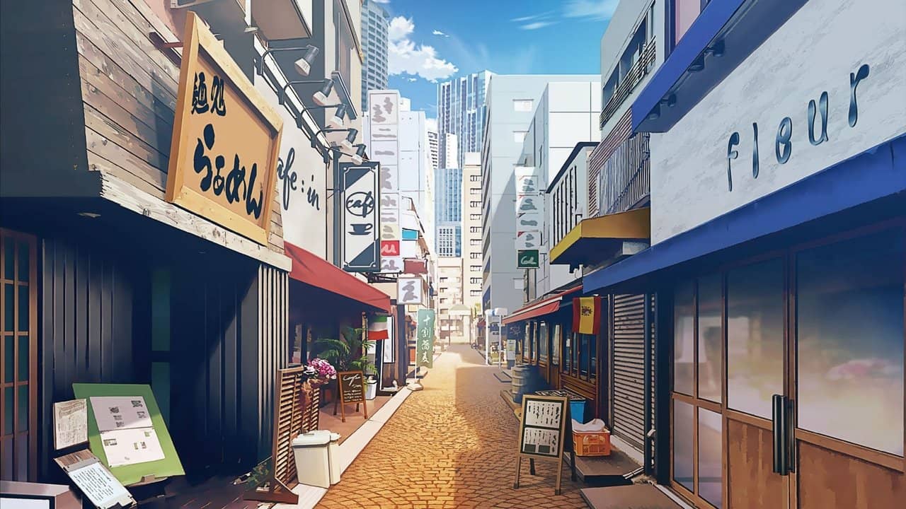 Style of Hiroshi Nohara's Lunch backdrop
