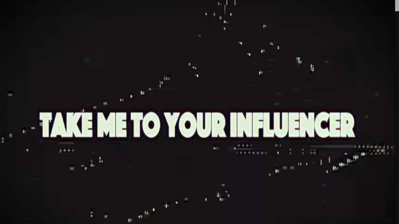 Take Me to Your Influencer backdrop