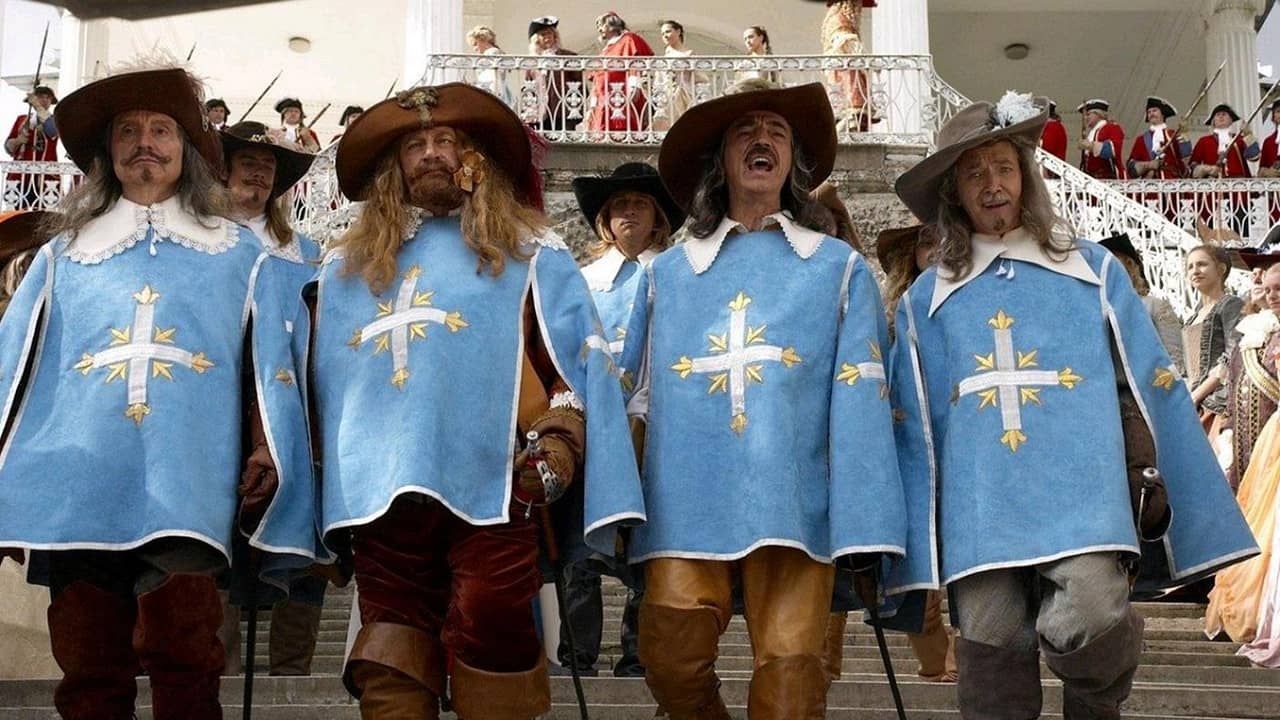 Musketeers 20 Years Later backdrop