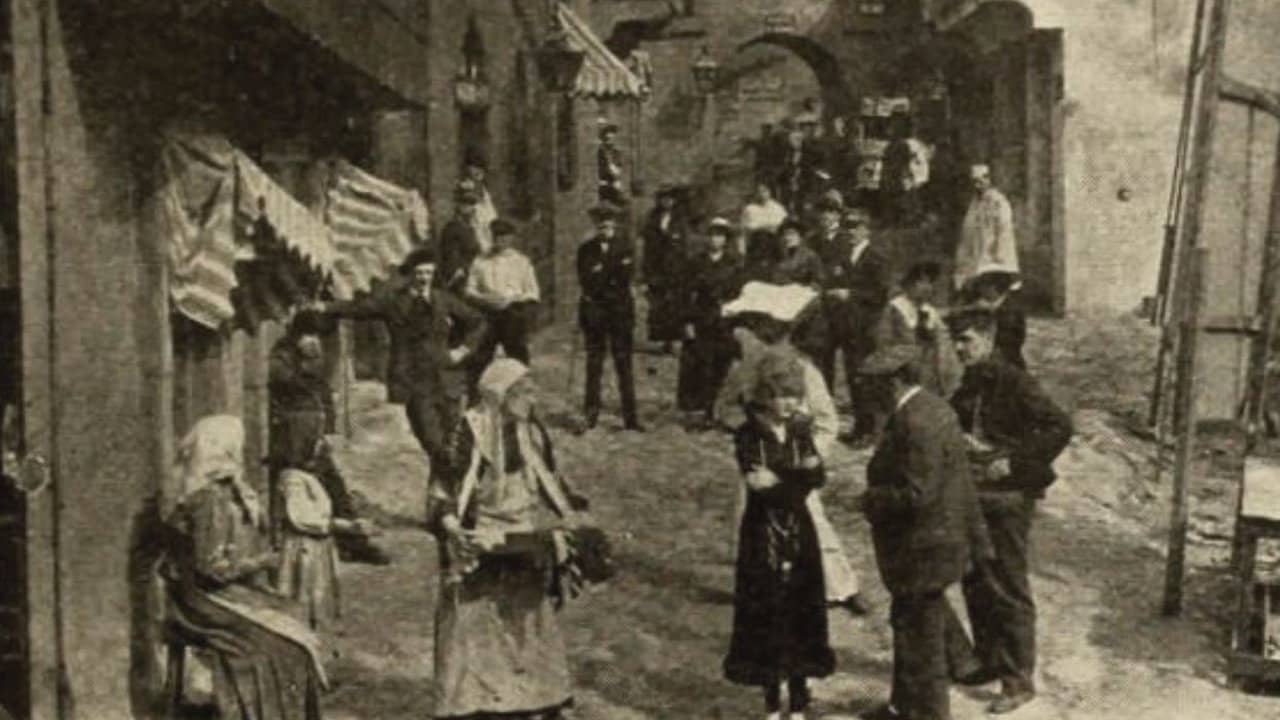 A Child of the Paris Streets backdrop