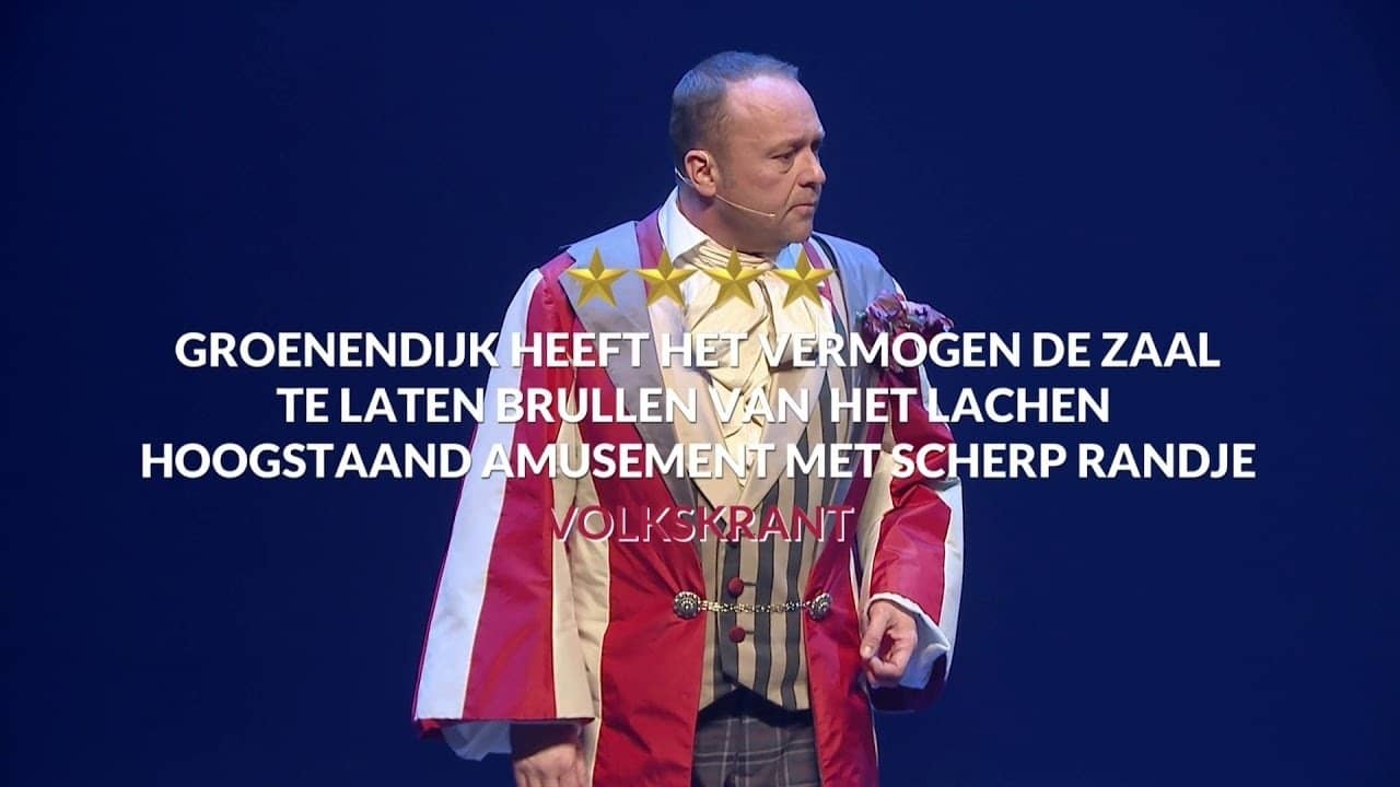 Richard Groenendijk: Om Alles backdrop
