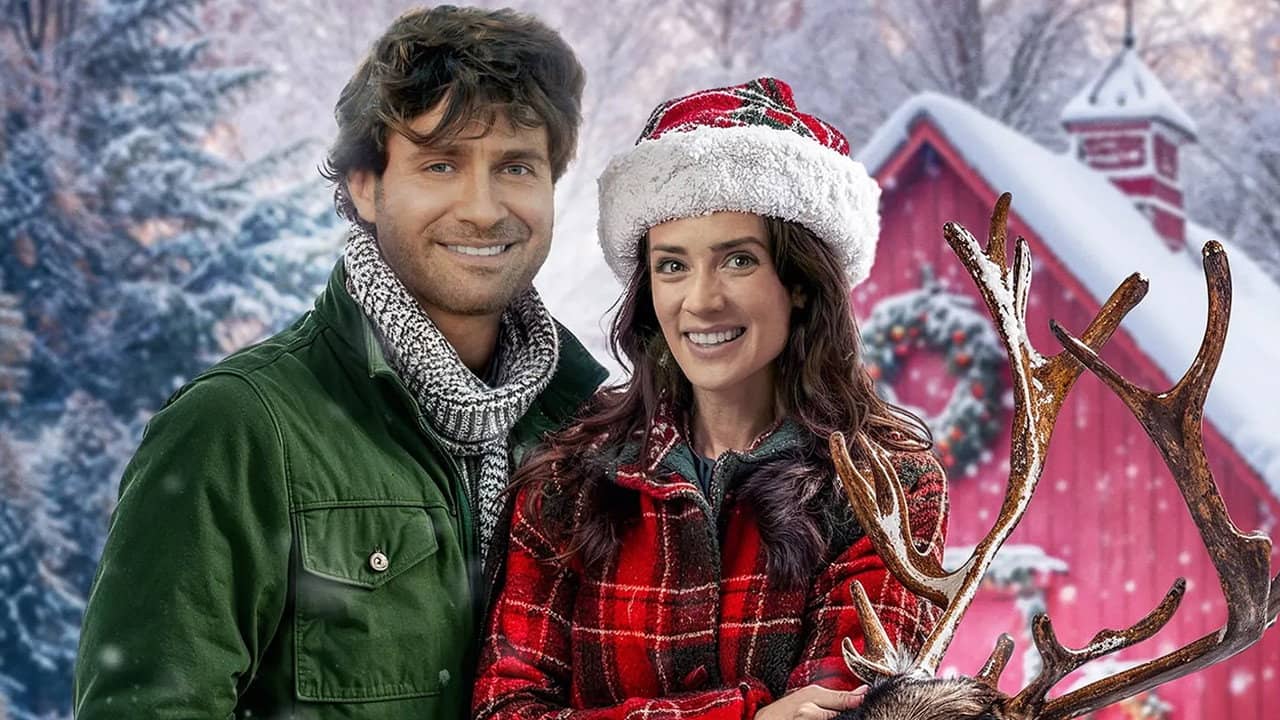 Santa's Cousin backdrop
