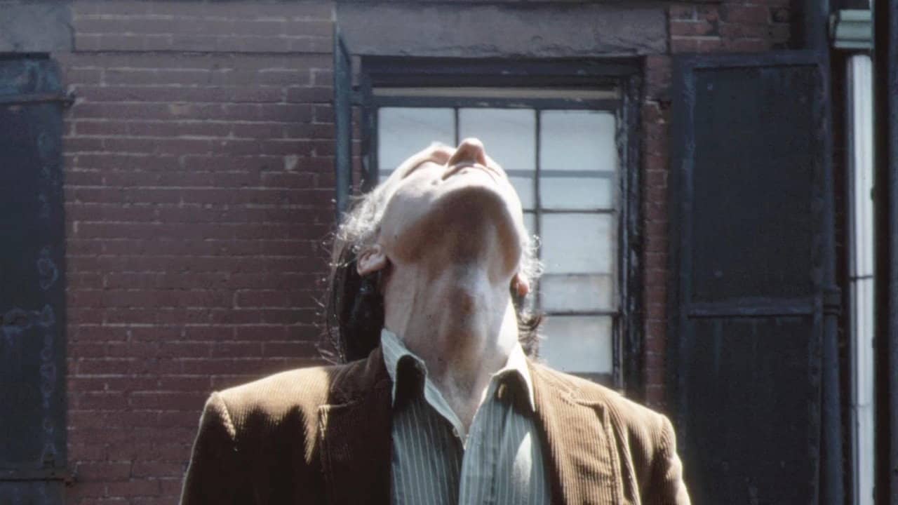 Jonas Mekas in Kodachrome Days backdrop