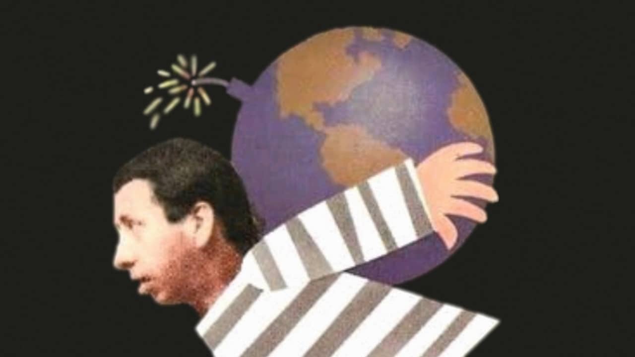 The Man Who Bought the World backdrop