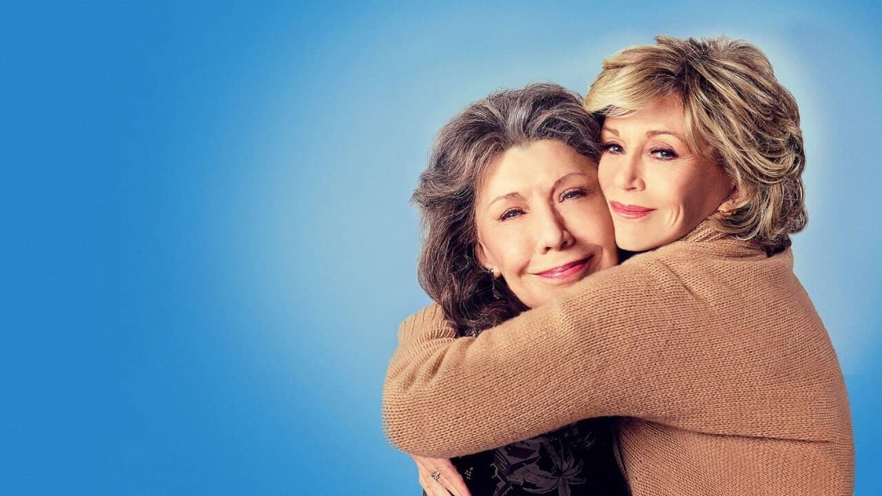 Grace and Frankie backdrop