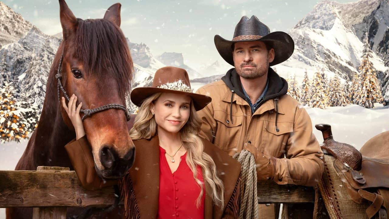 A Royal Montana Christmas backdrop