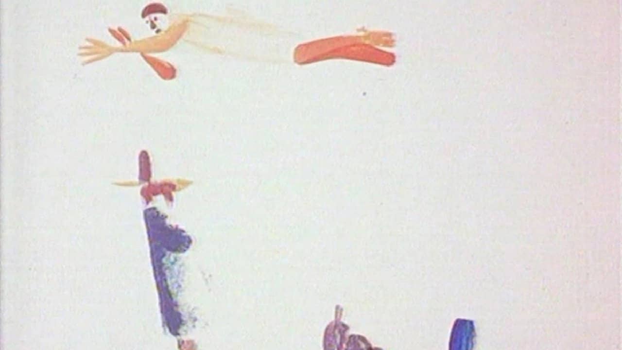 The Flying Man backdrop