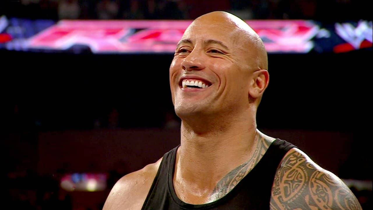 The Epic Journey of Dwayne "The Rock" Johnson backdrop