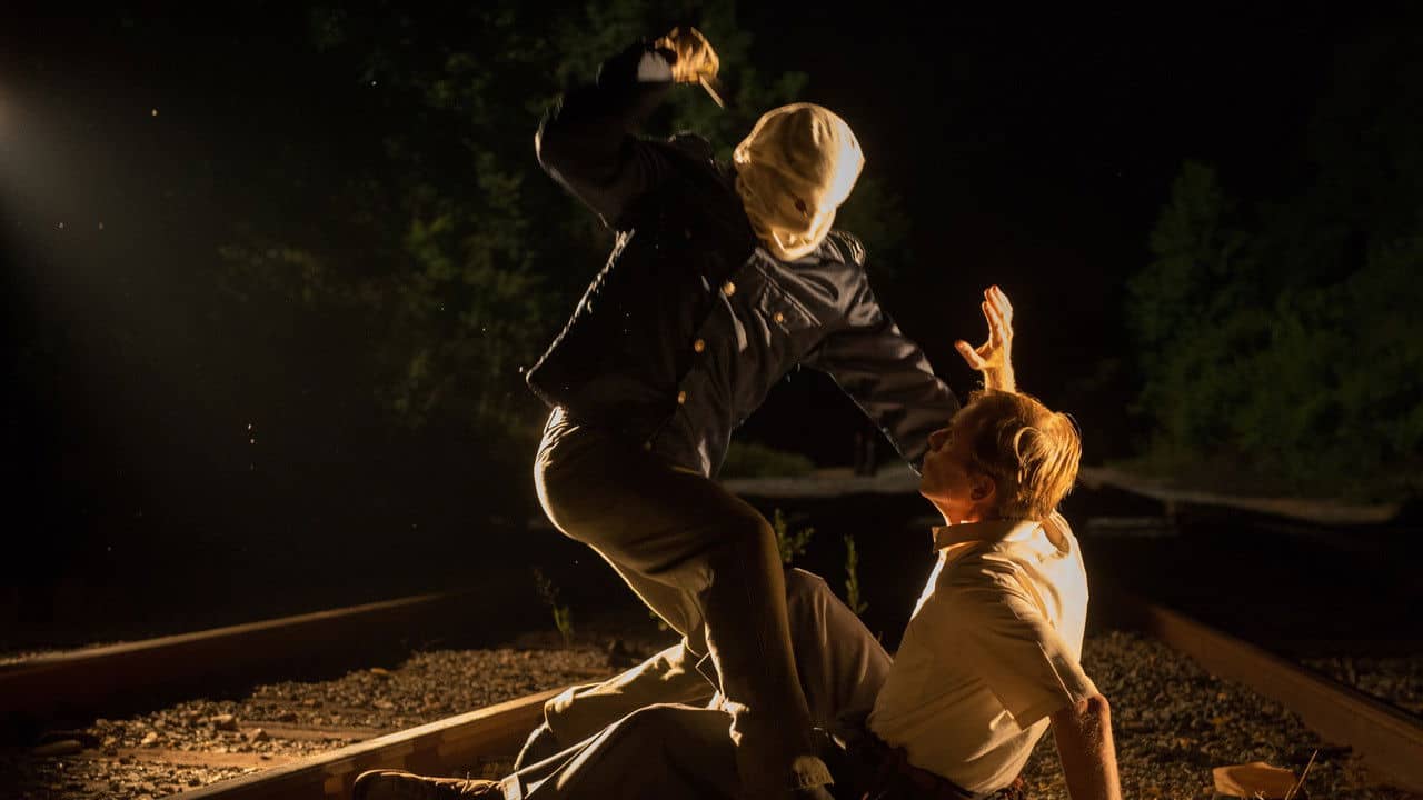 The Town that Dreaded Sundown backdrop