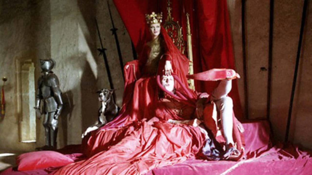 The Jester and the Queen backdrop