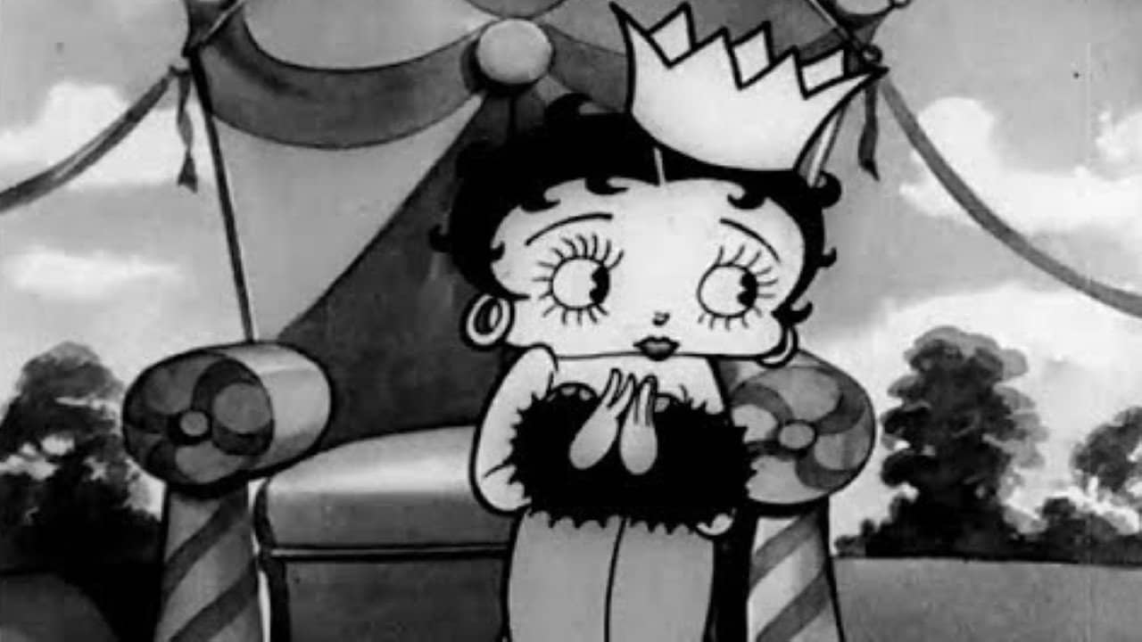 Betty Boop's May Party backdrop