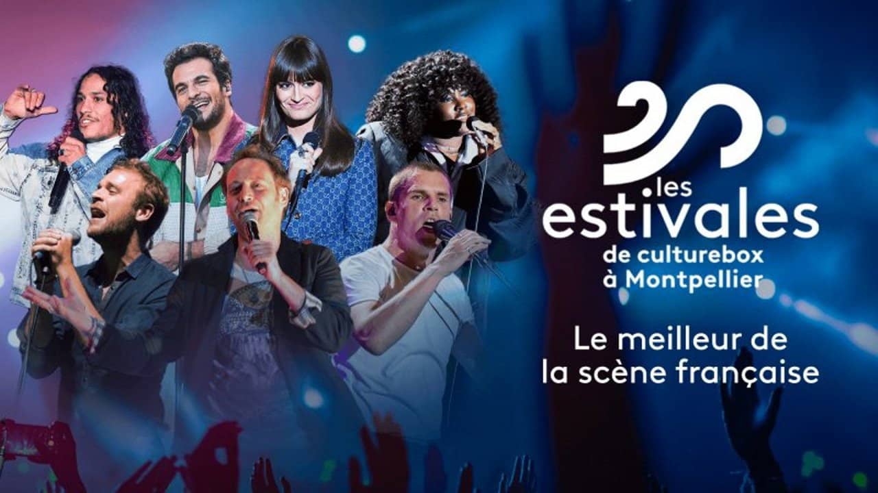 Barbara Pravi - Les estivales de Culturebox à Montpellier 2022 backdrop