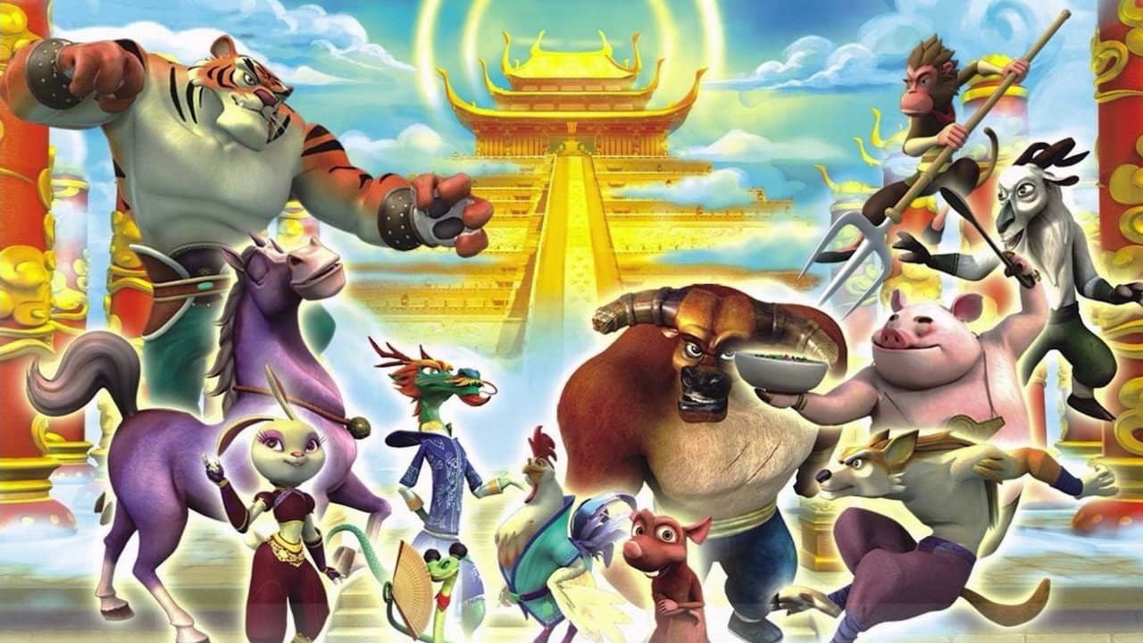 Kung Fu Masters of the Zodiac backdrop