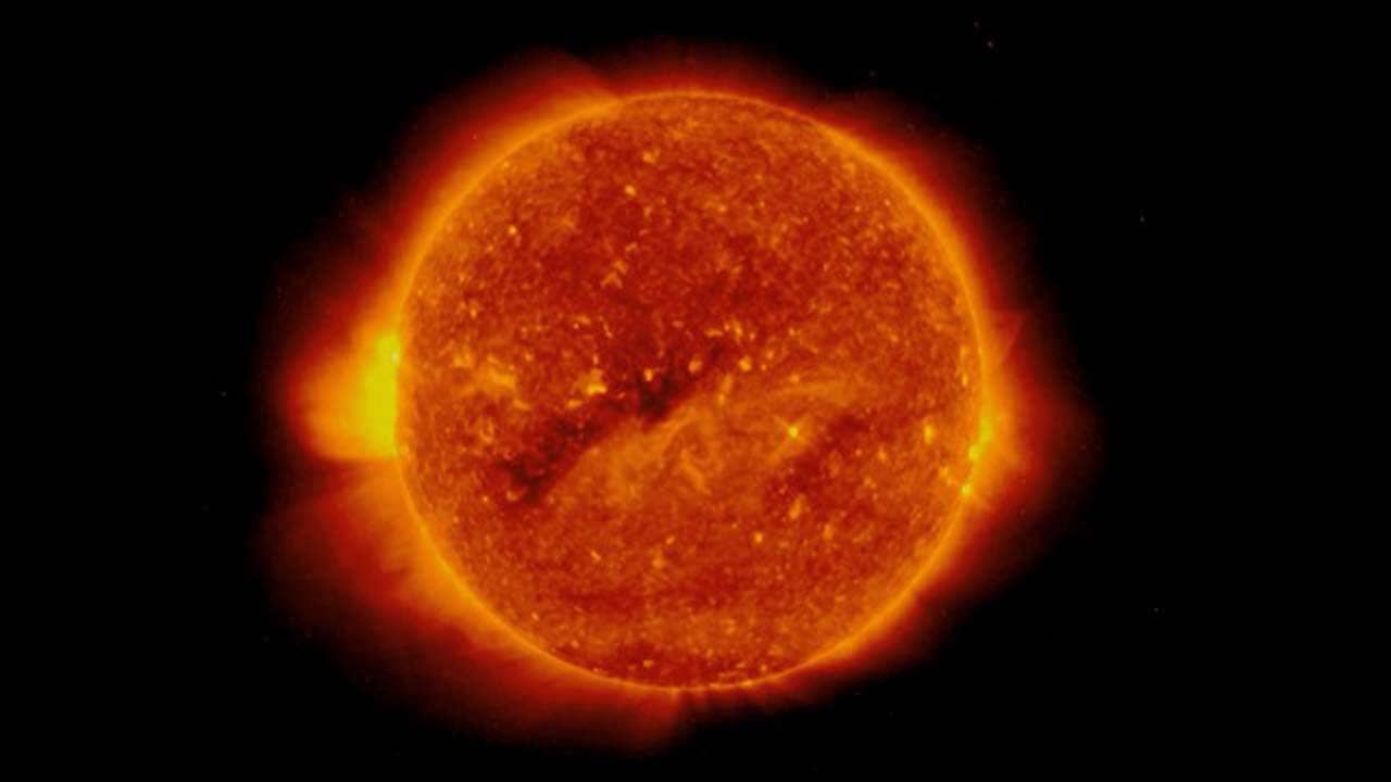3D Sun backdrop