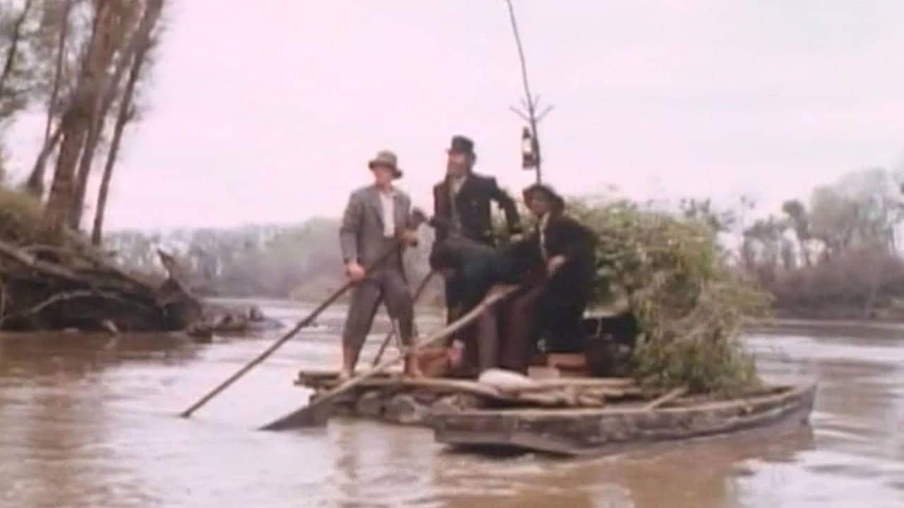 Huckleberry Finn backdrop