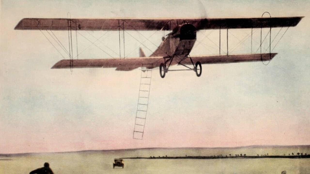 The Phantom Flyer backdrop