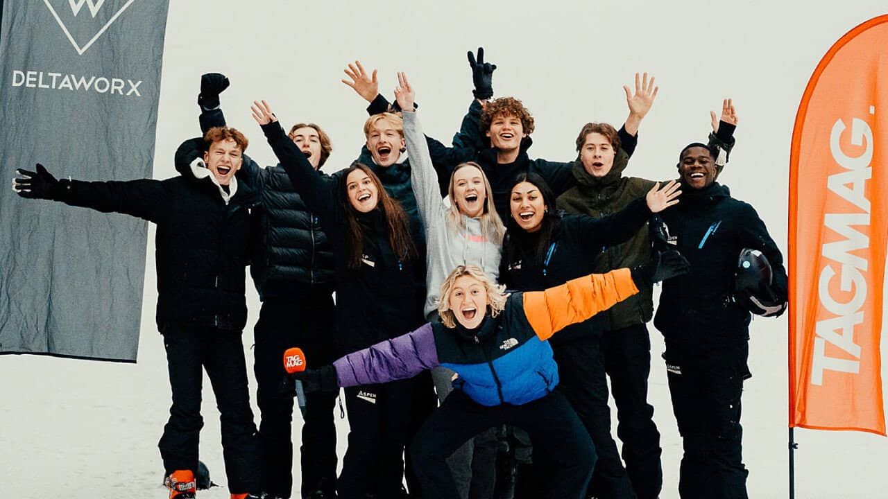 Snowjob backdrop