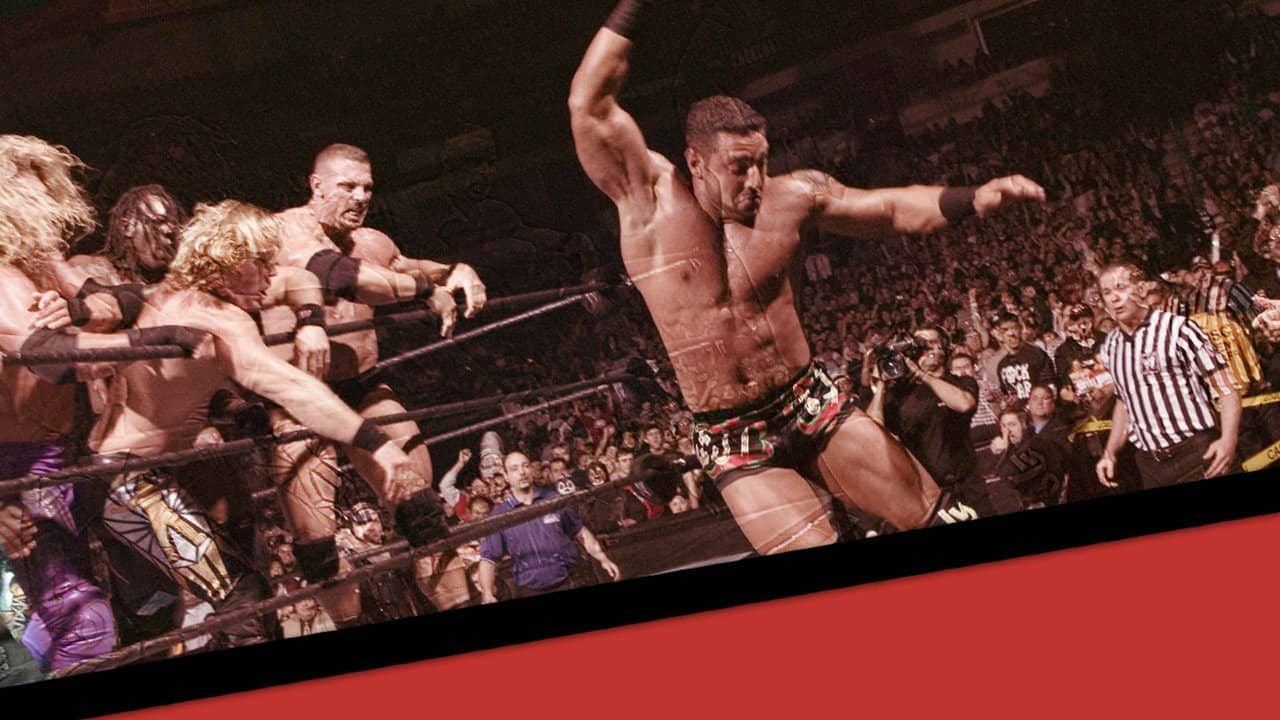 WWE Royal Rumble 2005 backdrop