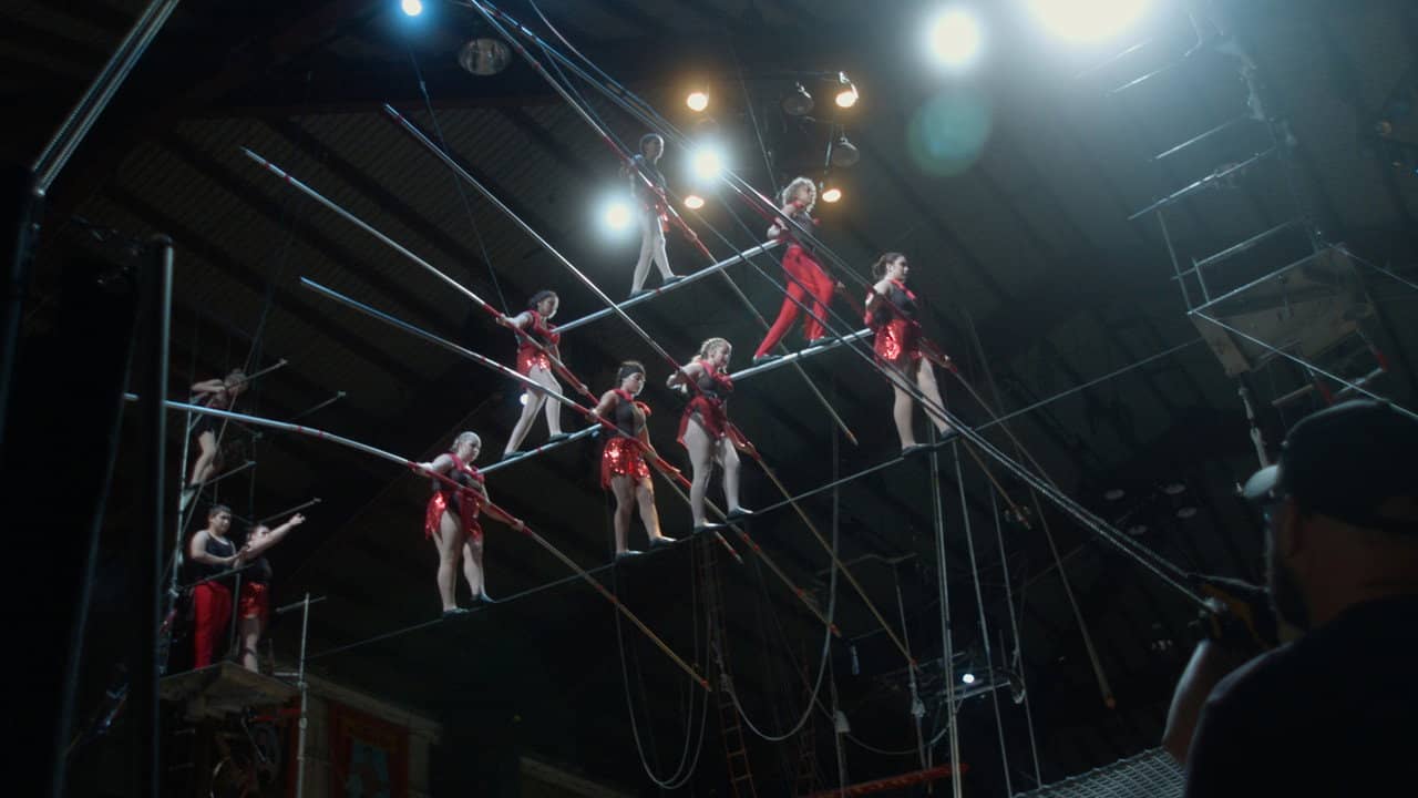 The Amateur Circus backdrop
