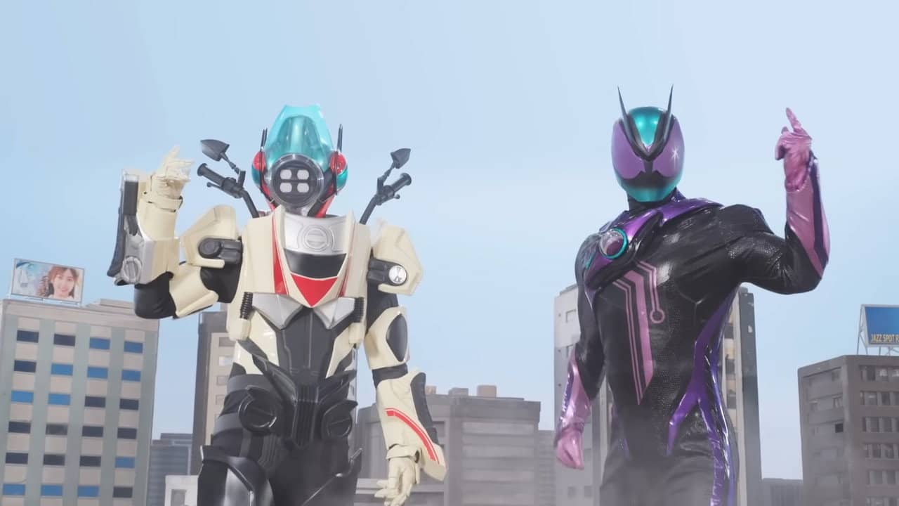 Kamen Rider ZEZTZ: Send 'Em Flying! Giant Robot CODE Zeroider!! backdrop
