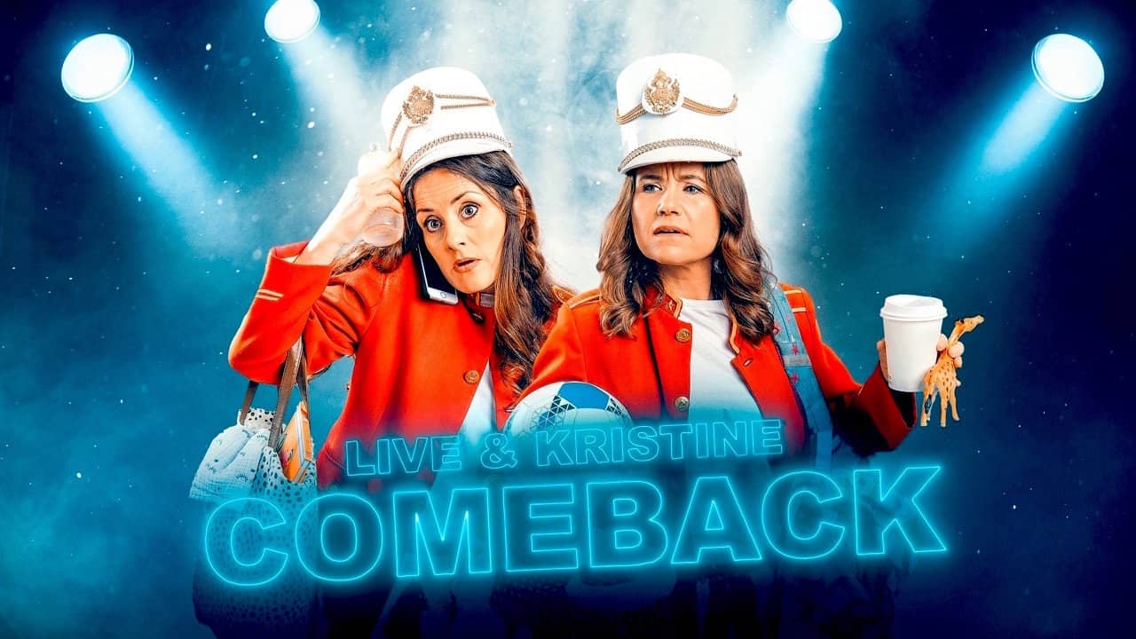 Comeback - Live og Kristine backdrop