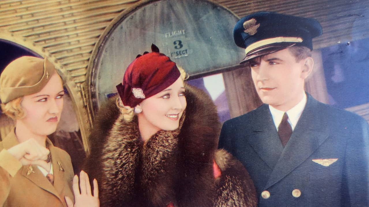 Air Hostess backdrop