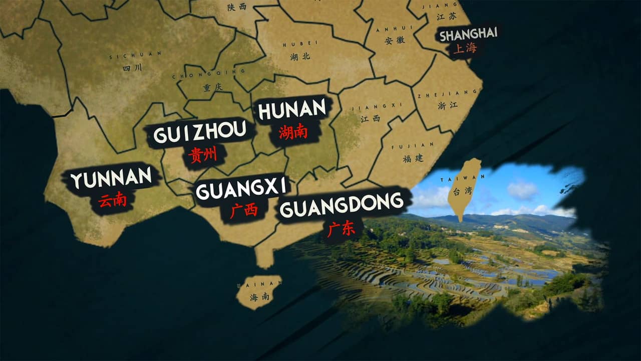 Conquering Southern China backdrop