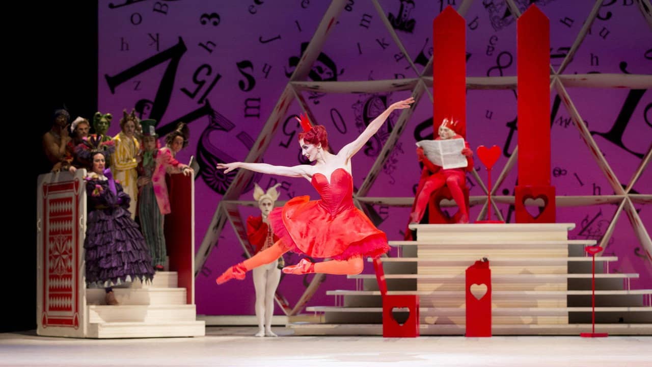 Royal Opera House: Alice's Adventures in Wonderland backdrop