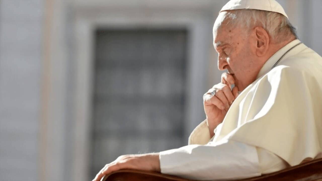 Pope Francis In His Own Words backdrop
