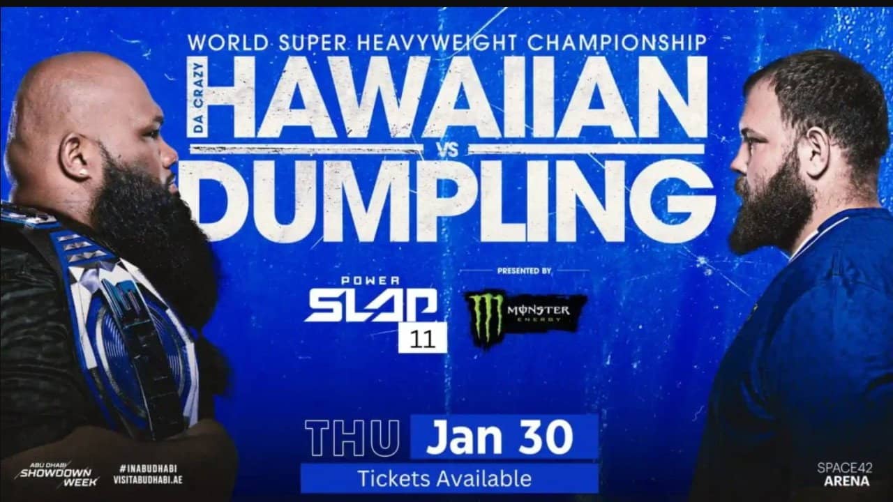 Power Slap 11: Da Crazy Hawaiian vs. Dumpling 2 backdrop
