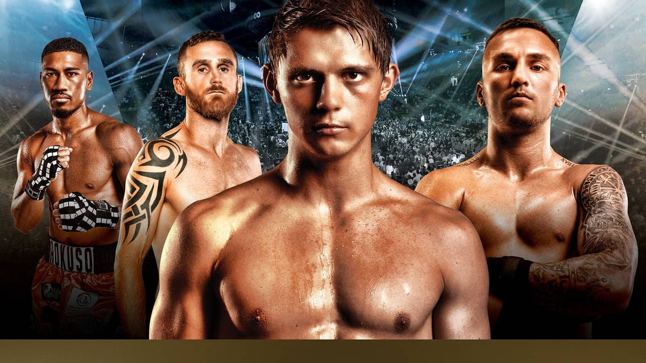 Dennis Hogan vs. Sam Eggington backdrop