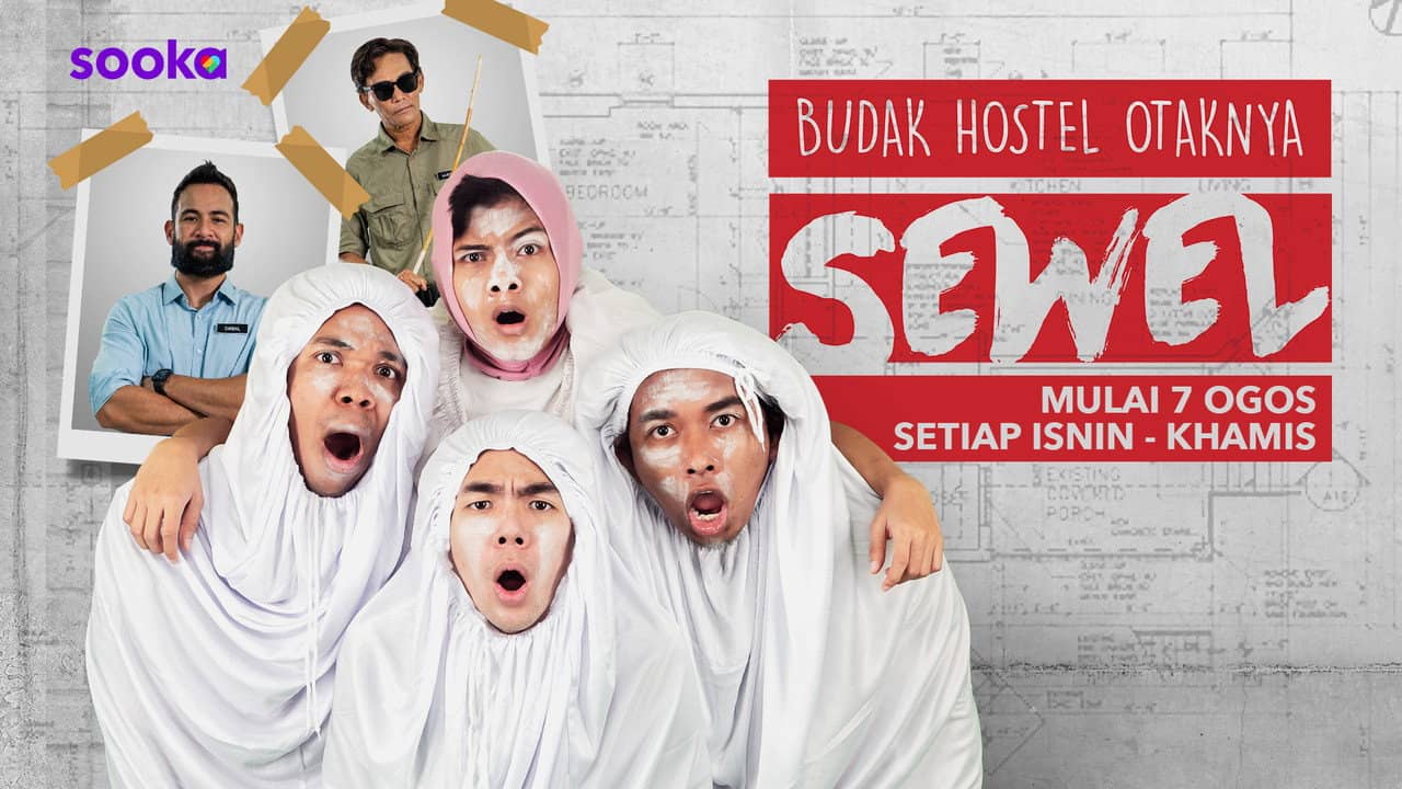 Budak Hostel Otaknya Sewel backdrop