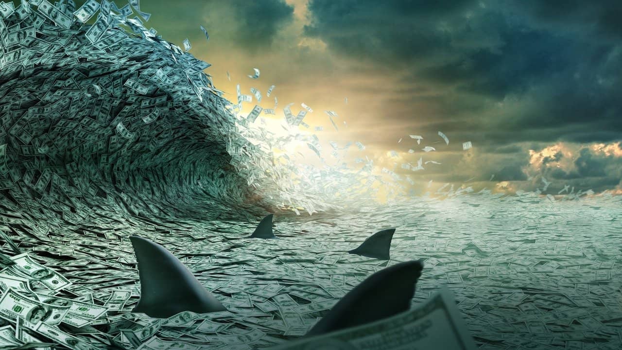 Shark Tank backdrop