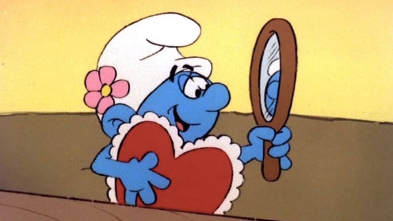 My Smurfy Valentine backdrop