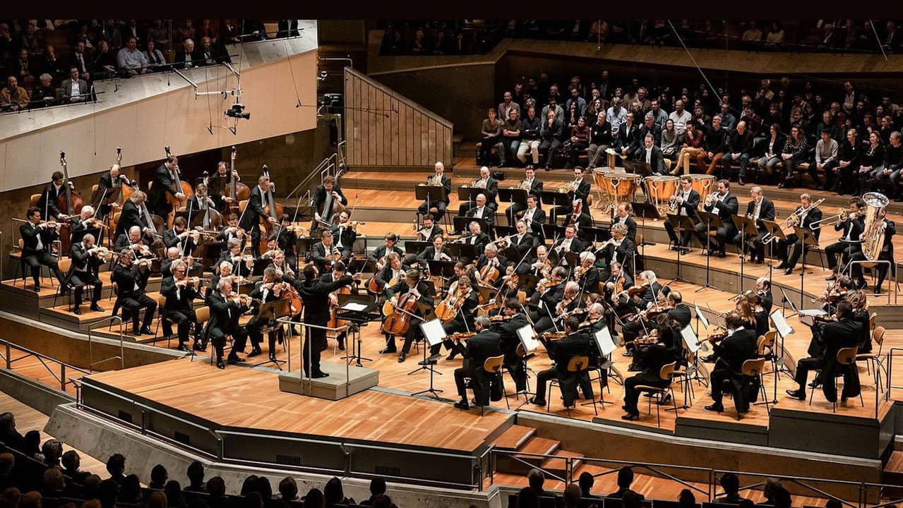 New Year's Eve Concert of the Berlin Philharmonic Orchestra 2025 backdrop