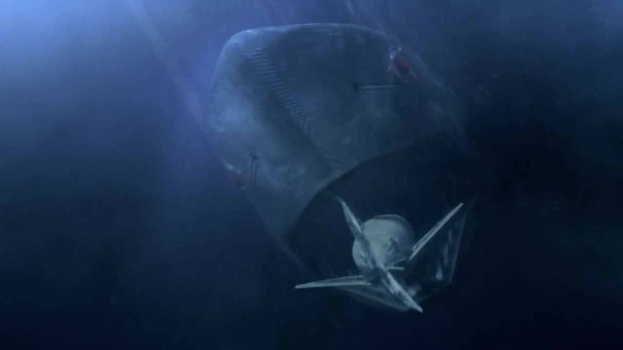 Mega Shark vs. Mecha Shark backdrop