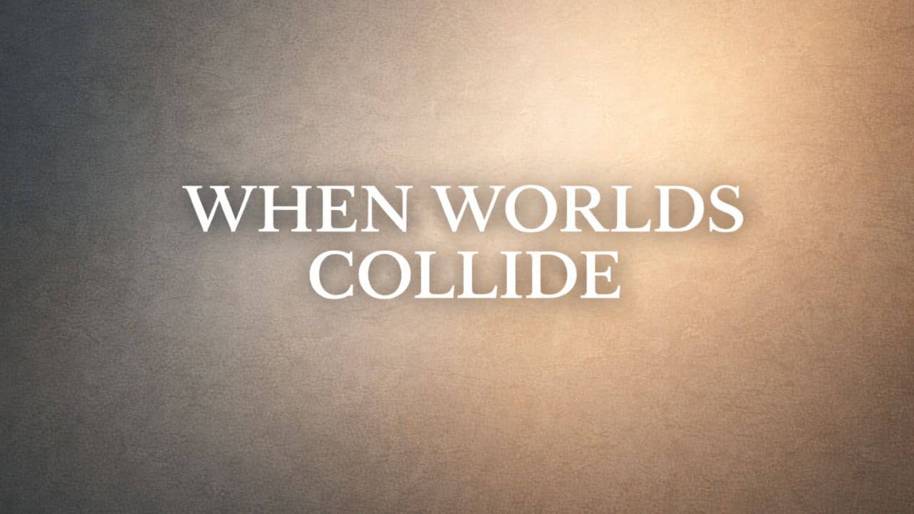 When Worlds Collide backdrop