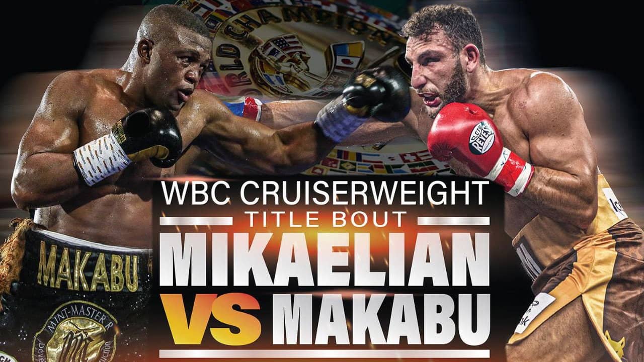 Noel Mikaelian vs. Ilunga Makabu backdrop
