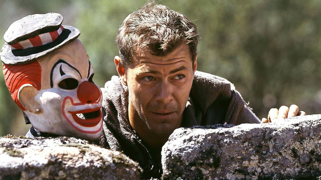 Der Clown backdrop