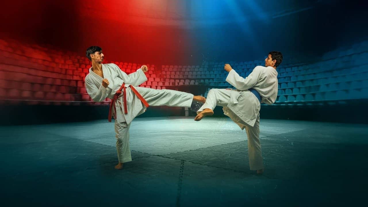 Karate backdrop