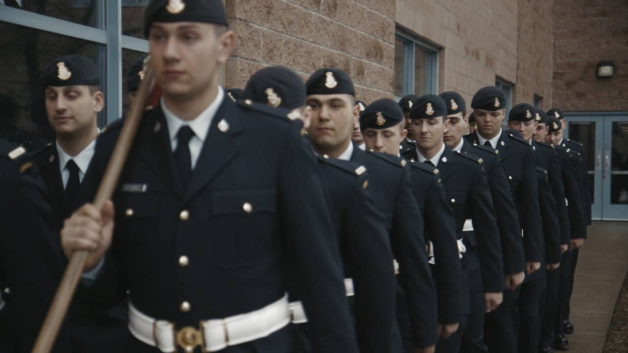 Les Recrues d'infanterie backdrop