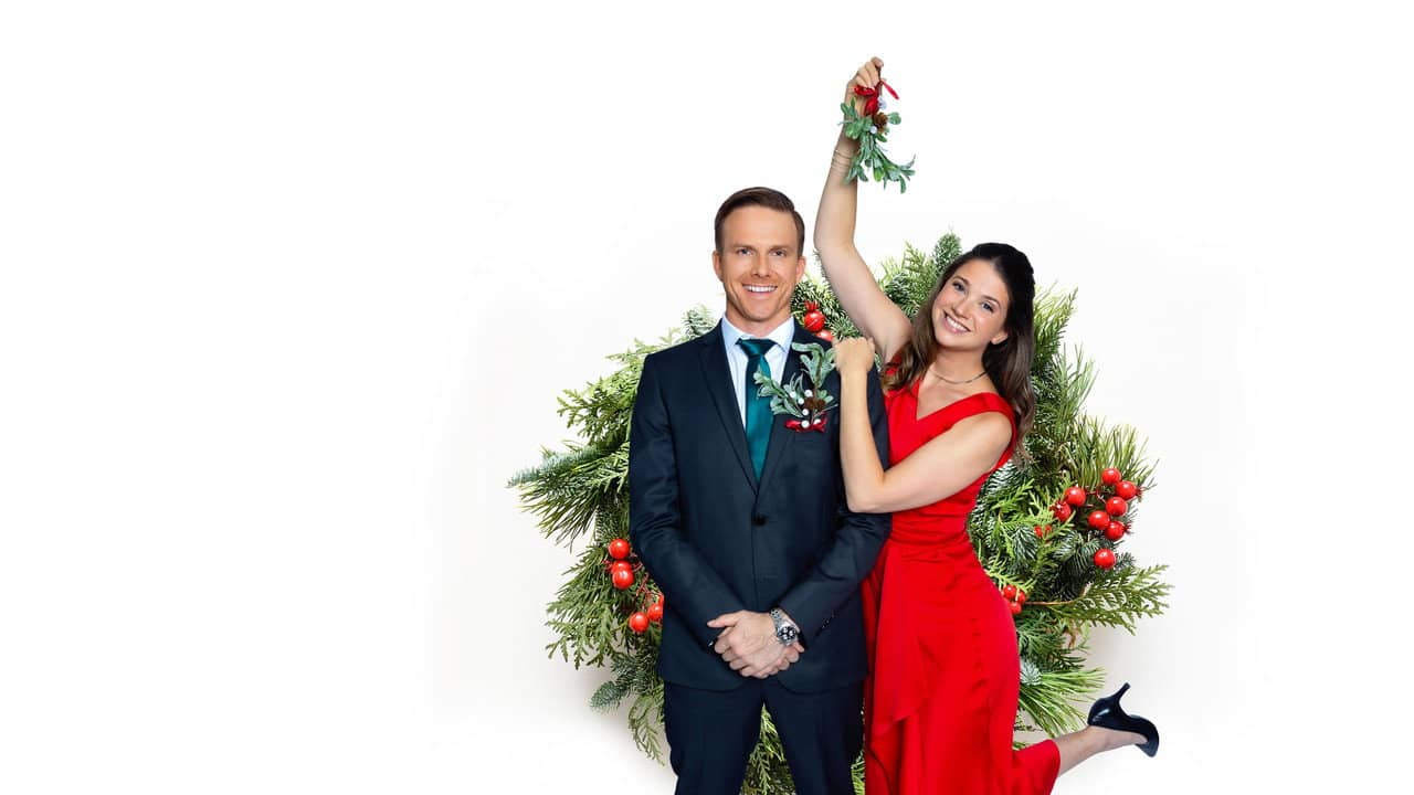 Meet Me Under the Mistletoe backdrop