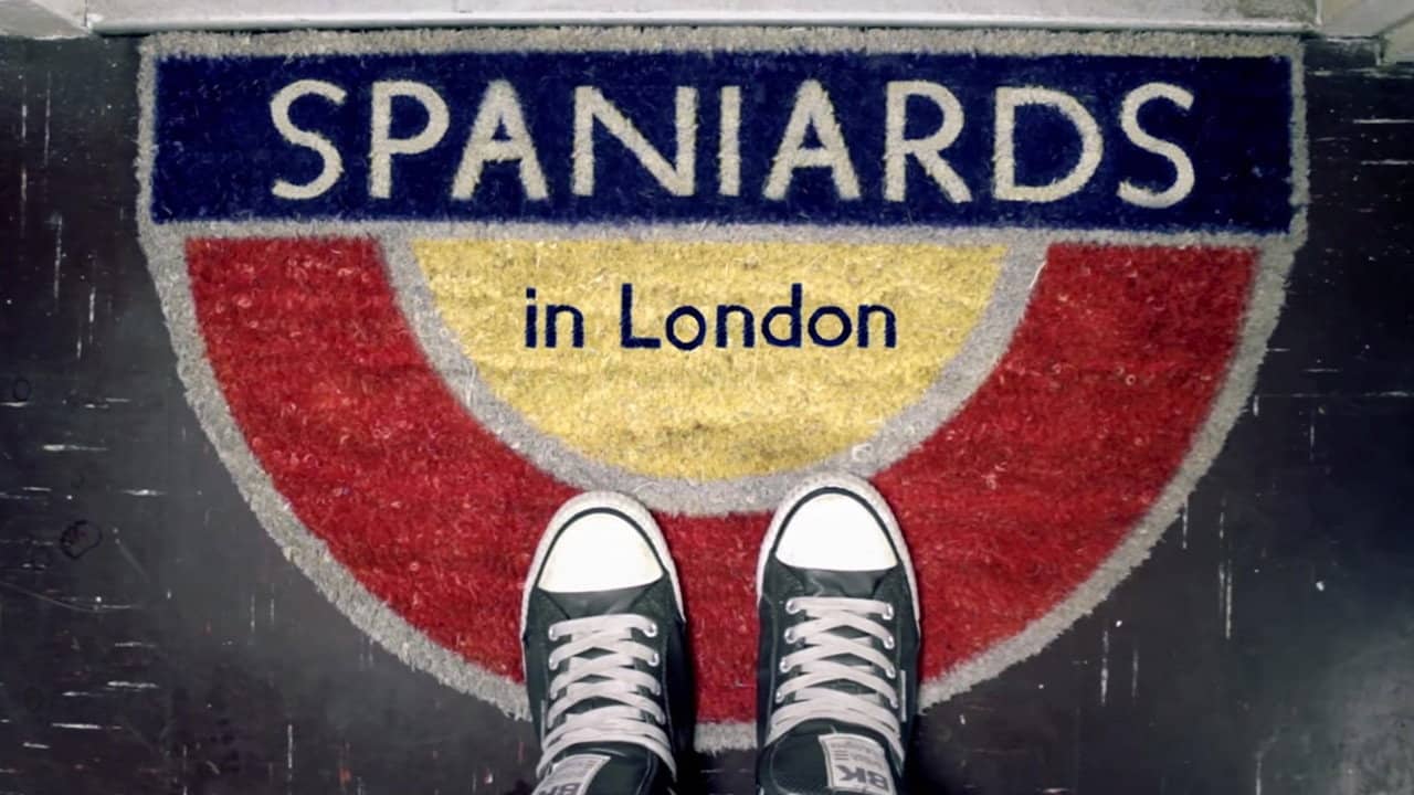 Spaniards in London backdrop
