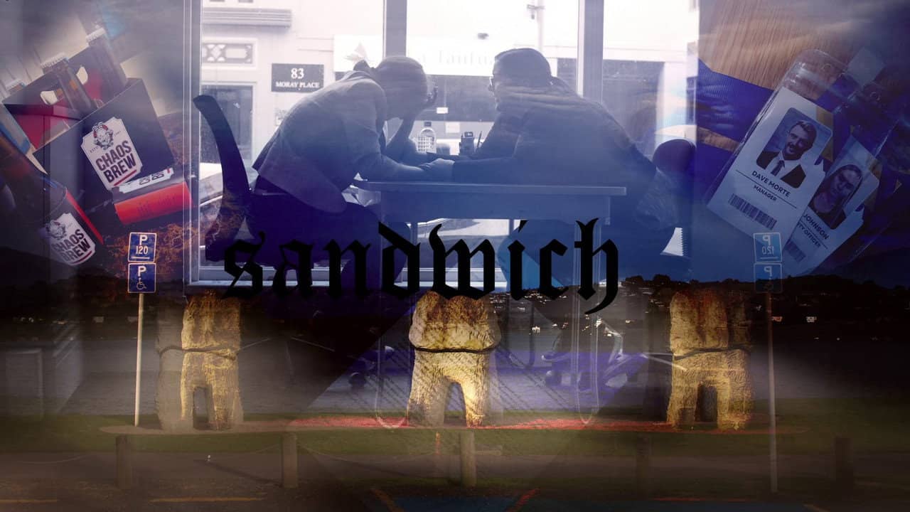 Sandwich backdrop