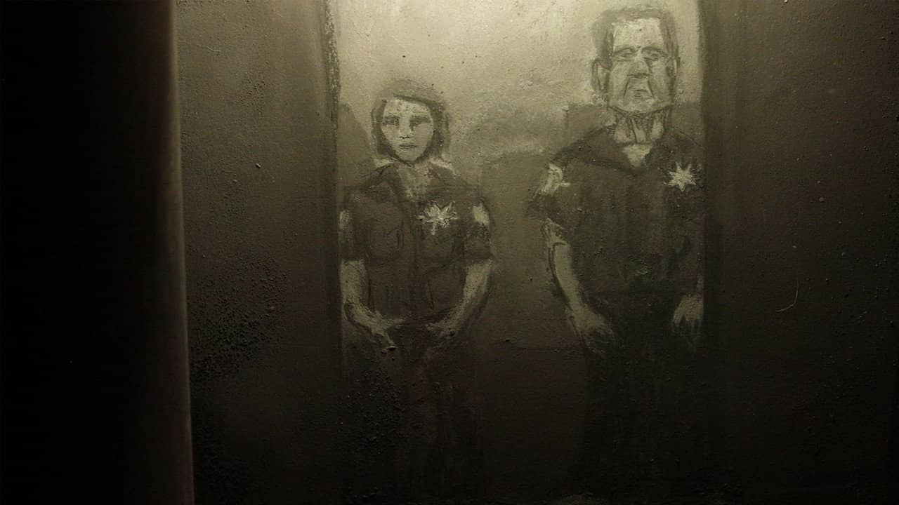 Girl in the Hallway backdrop