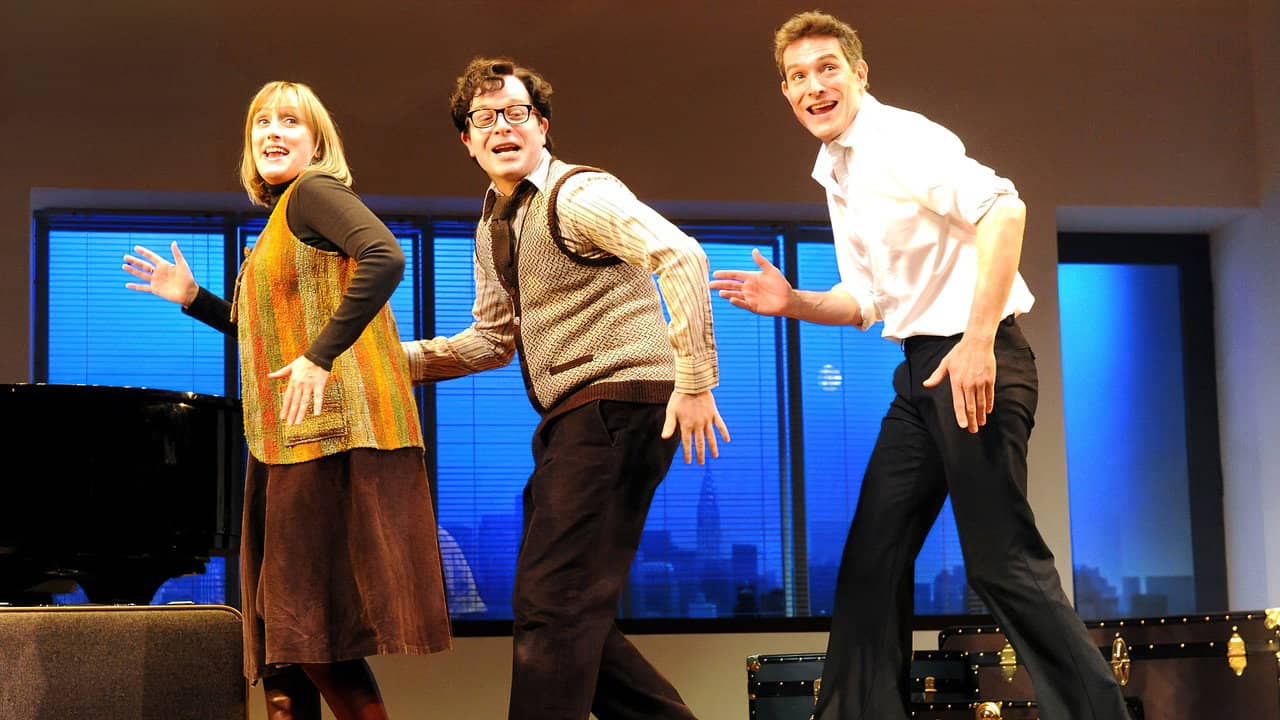 Merrily We Roll Along backdrop
