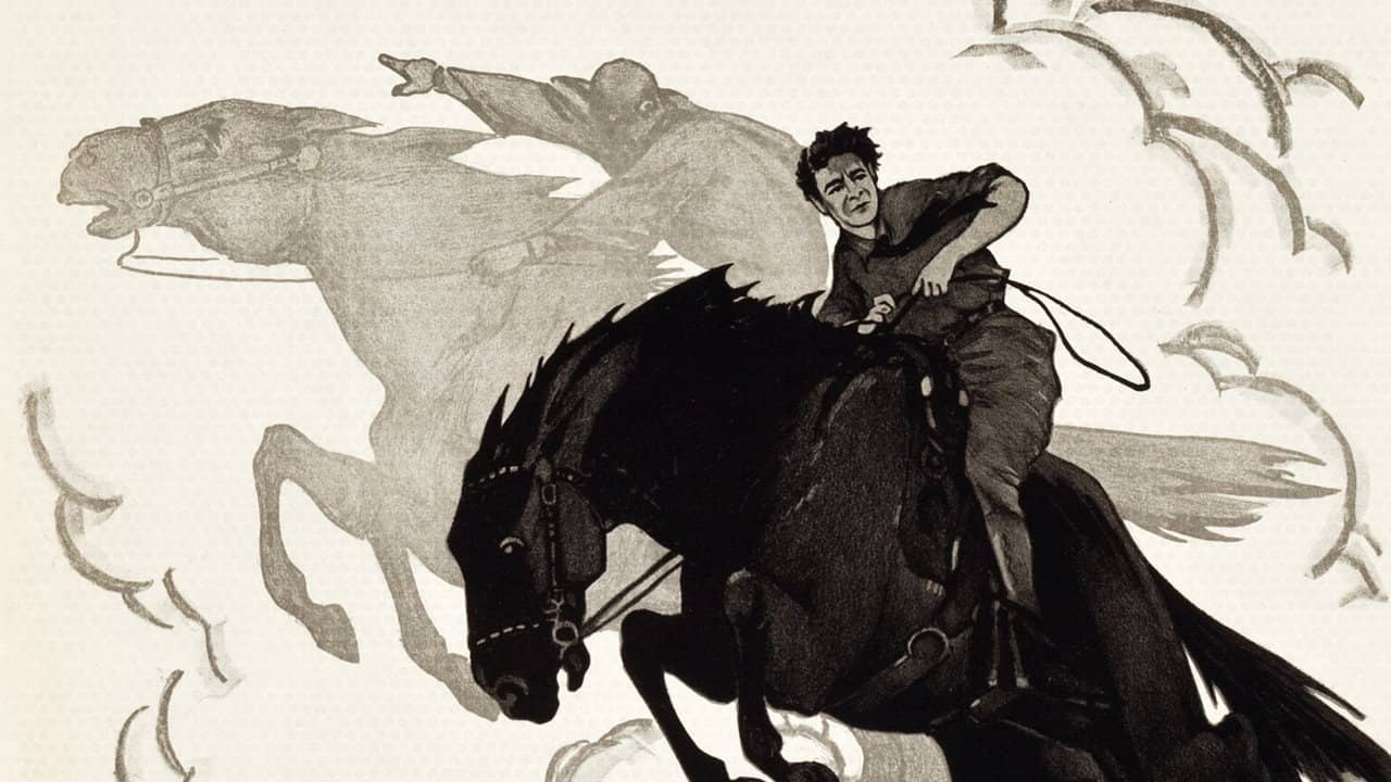 The Iron Rider backdrop