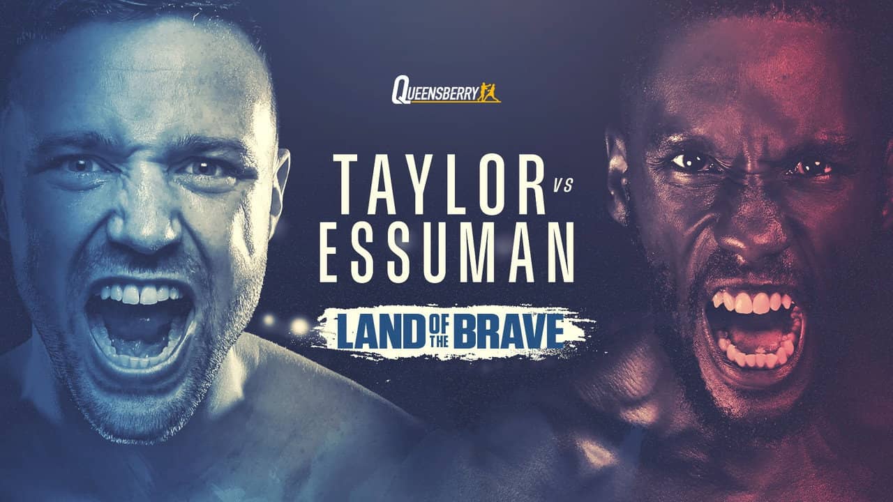Josh Taylor vs. Ekow Essuman backdrop