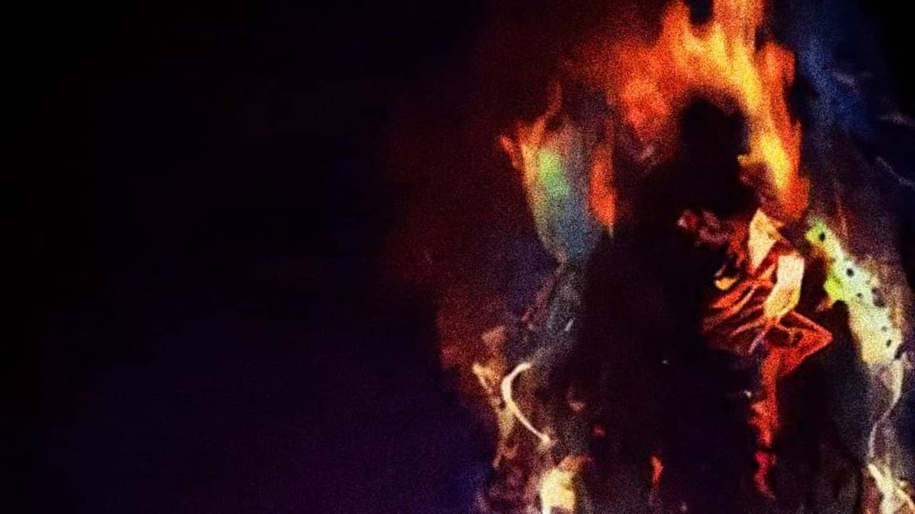 Burning Shadow backdrop